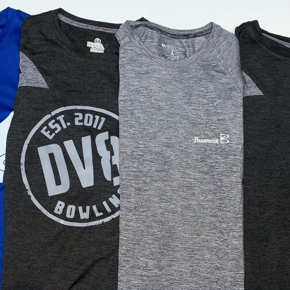 Nike Shirts Bundle Brunswick Bowling Shirts4 Zip Mens L Poshmark